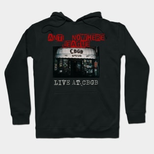 anti nowhere league live at cbgb Hoodie